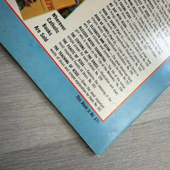 Vintage Coloring Book About the Rosary Catholic Book Publishing 1982 - Picture 9 of 9